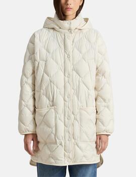 Parka CFWWOU1021FRUT2635 Crema