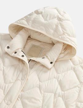 Parka CFWWOU1021FRUT2635 Crema