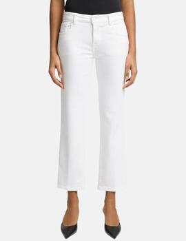 Pantalón CALIE STRAIGHT ANKLE SOLEIL Blanco